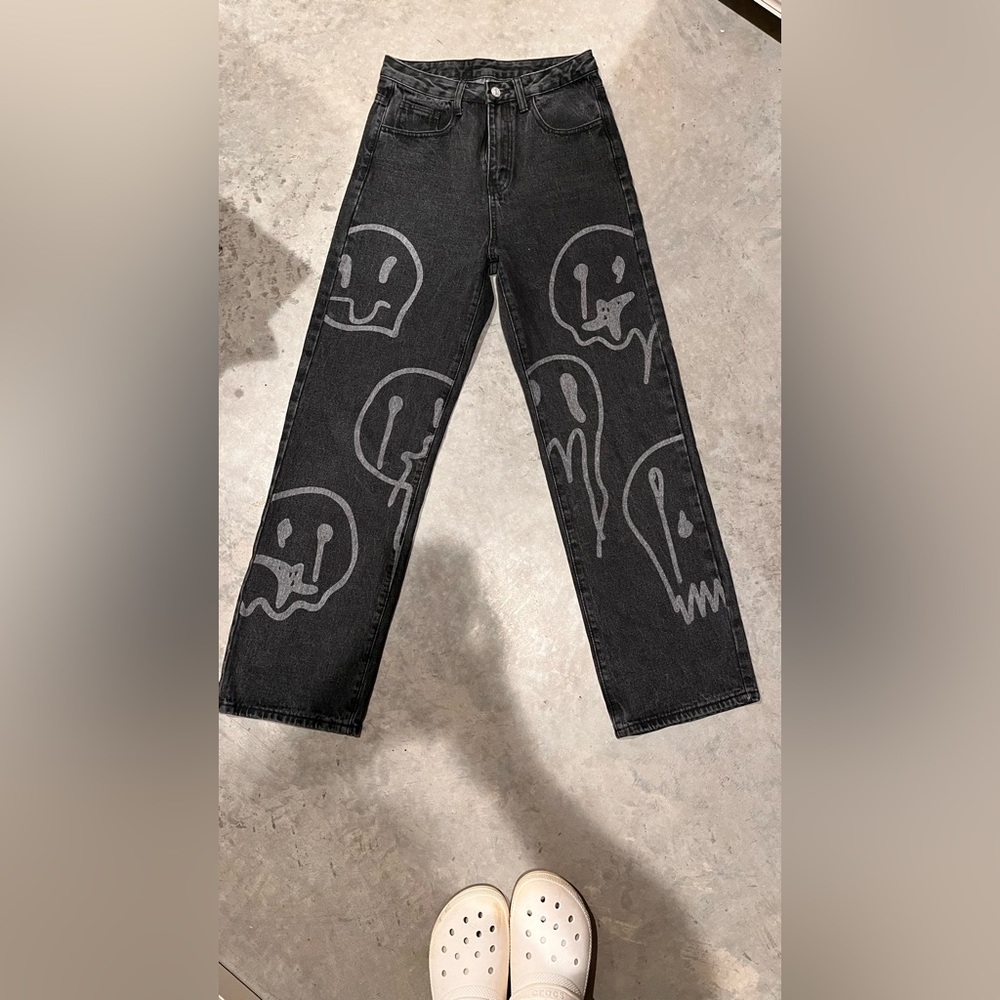 Black Jeans with design